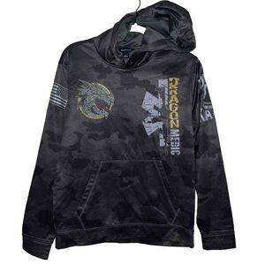 Sport Tek Mens Hoodie Size S Camouflage Sweatshirt Delta Medical Battalion Print